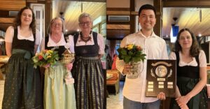 Die Gewinner des Damenpokals und des Königstellers