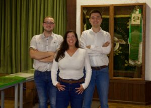 Die neue Vorstandschaft: Mathias Morgner, Beate Liebschner, Benedikt Uri.